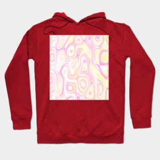 Pink and yellow blobs Hoodie